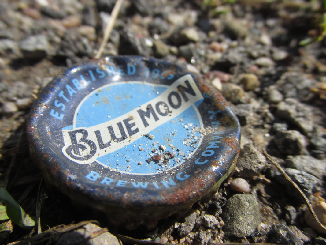 Dented Blue Moon Cap- Macro